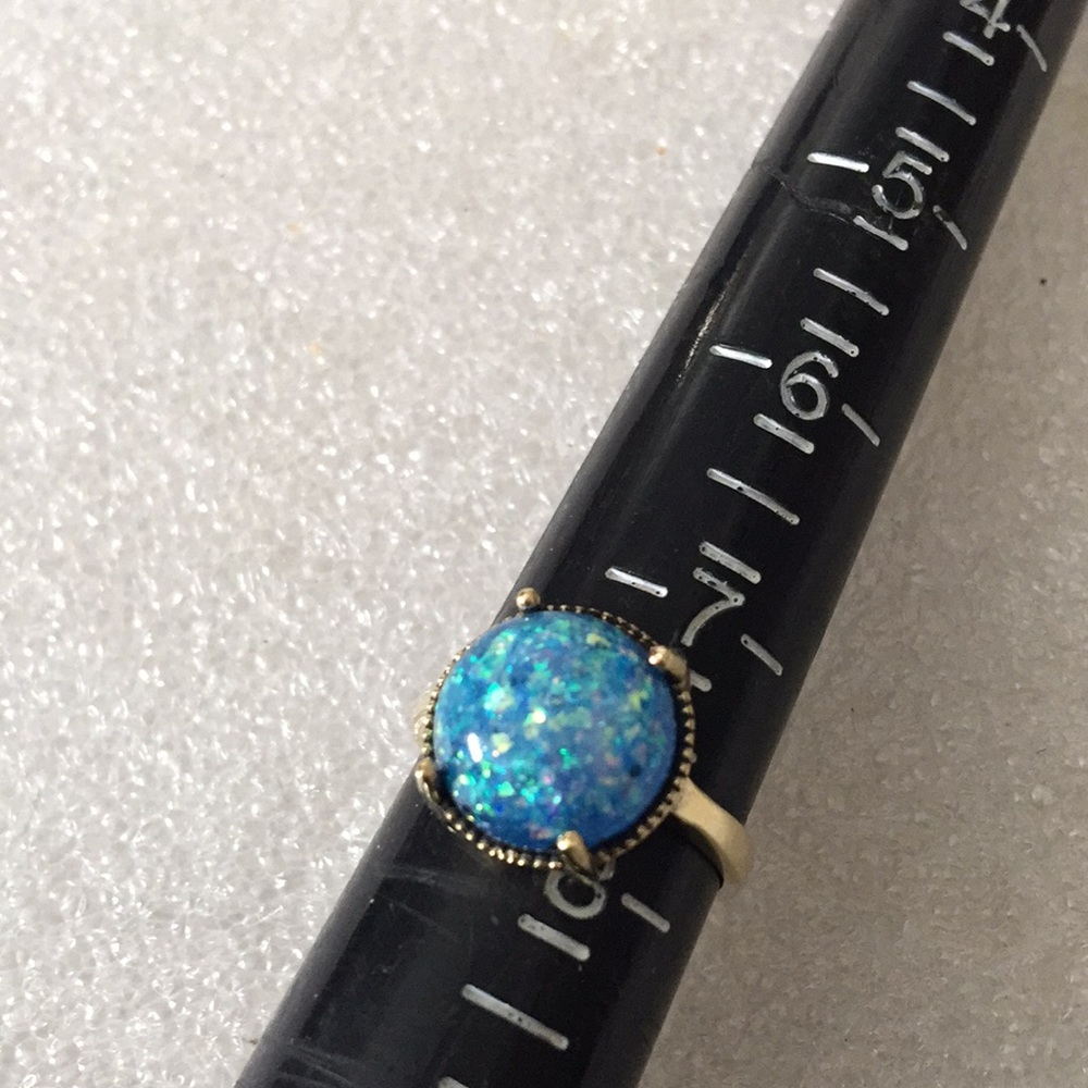 925 opal (lap) ring - Picture 5 of 5